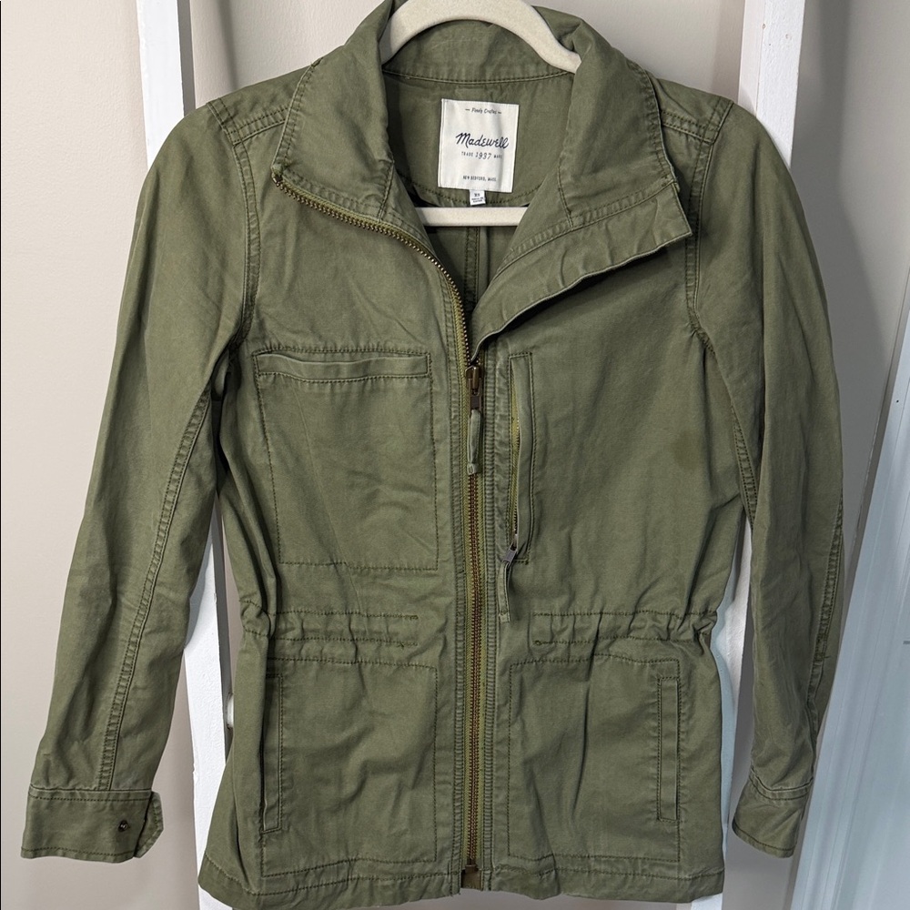 Madewell Army Green Utility Jacket - Picture 6 of 9